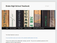 Tablet Screenshot of drakeyearbook.com